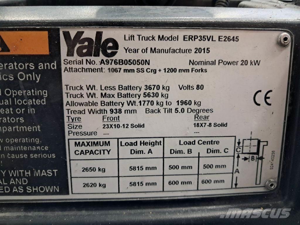 Yale ERP35VL Электропогрузчики