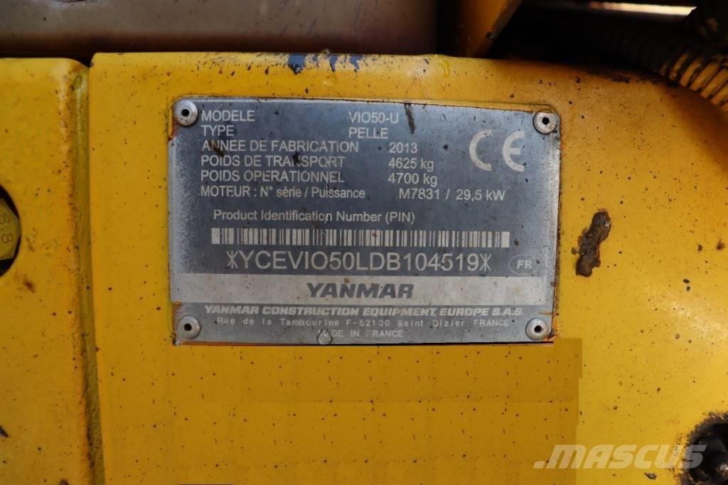 Yanmar Vio 50 U Мини-экскаваторы