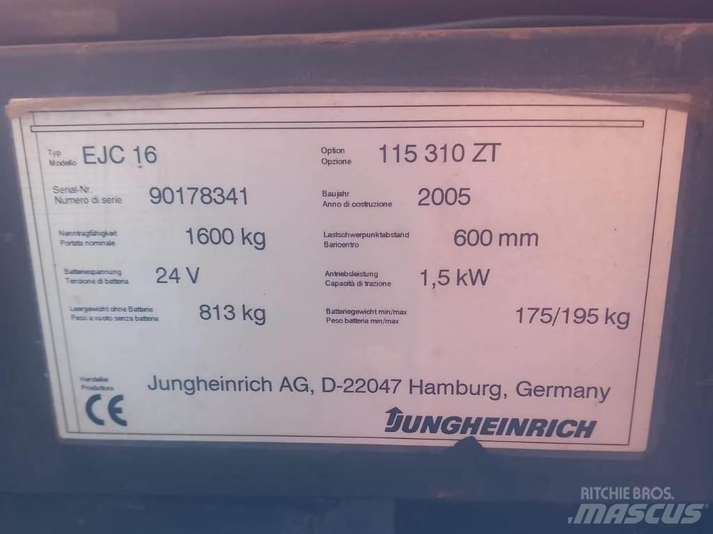 Jungheinrich ECJ16 Ручные гидравлические тележки