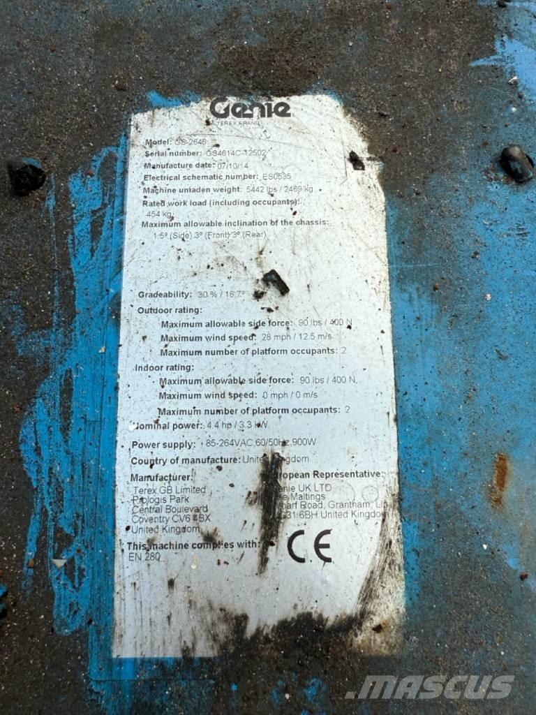 Genie GS2646 Ножничные подъемники