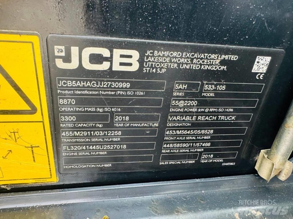 JCB 533-105 Телескопические погрузчики