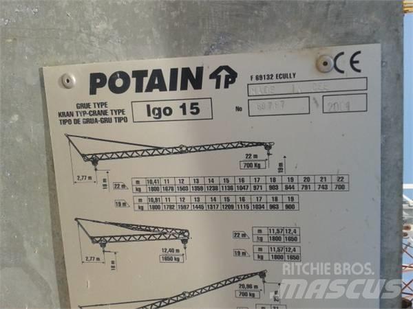 Potain Igo 15 Башенные краны