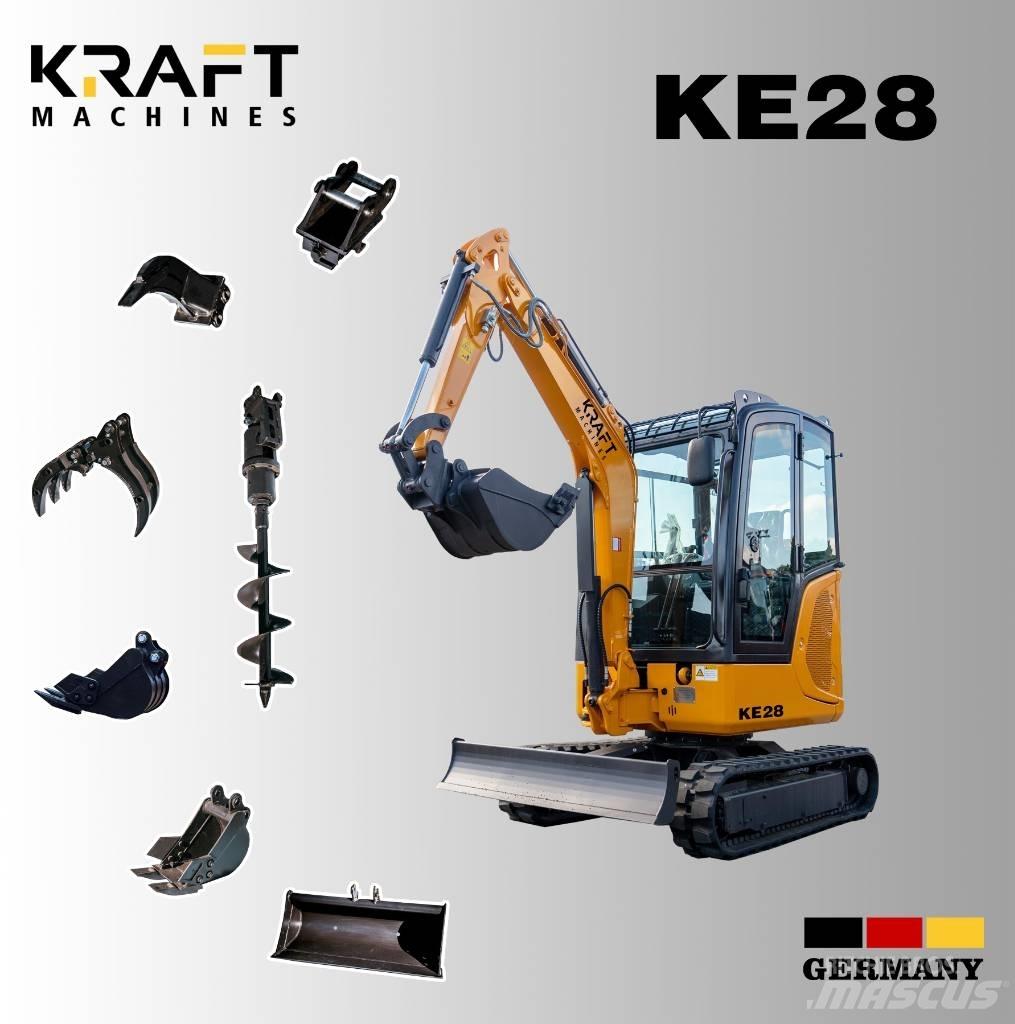Kraft KE28 Мини-экскаваторы