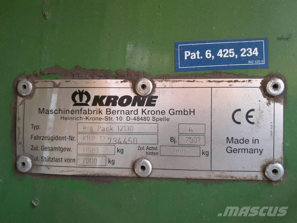Krone Big Pack 12130 Тюковые пресс-подборщики
