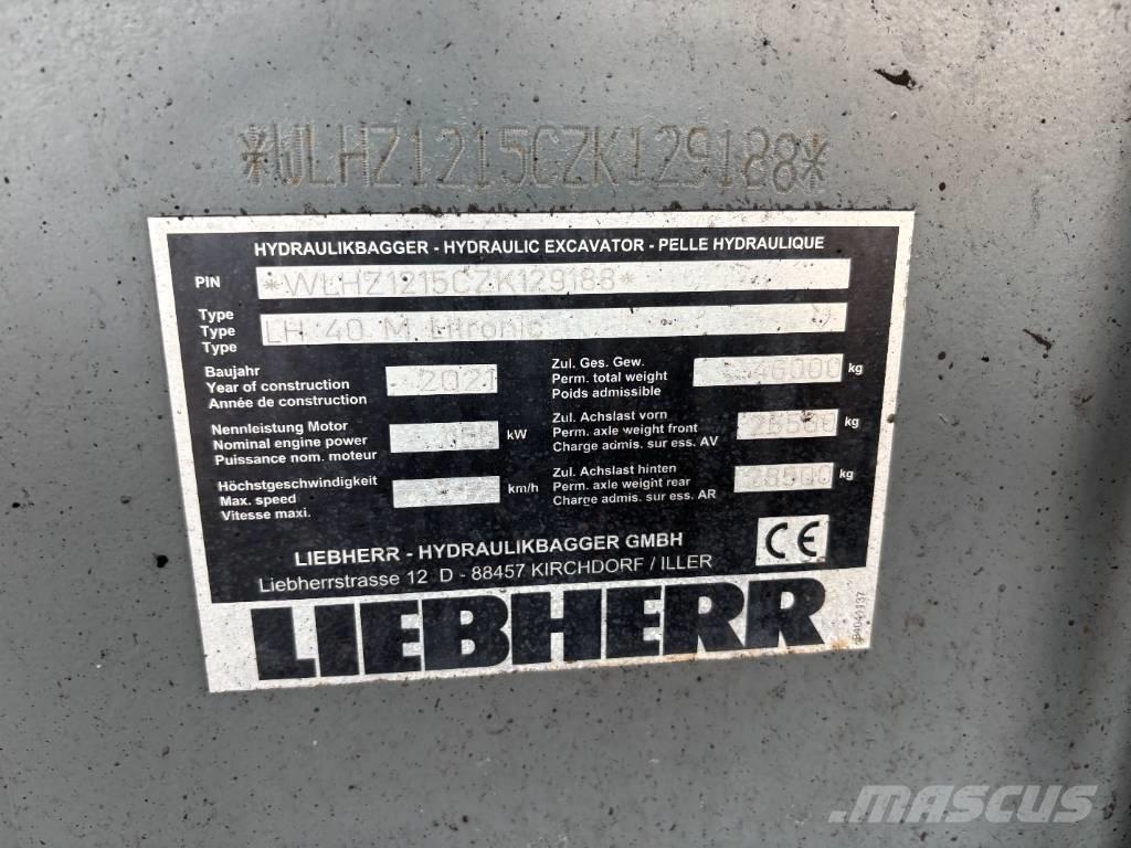Liebherr LH 40 Port Перегружатели металлолома/промышленные погрузчики