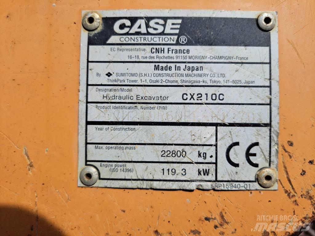 CASE CX 210 C Гусеничные экскаваторы