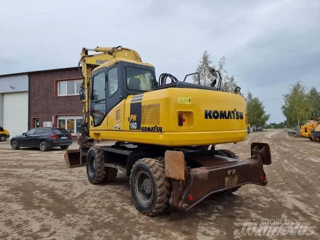 Komatsu PW 160-7 Колёсные экскаваторы