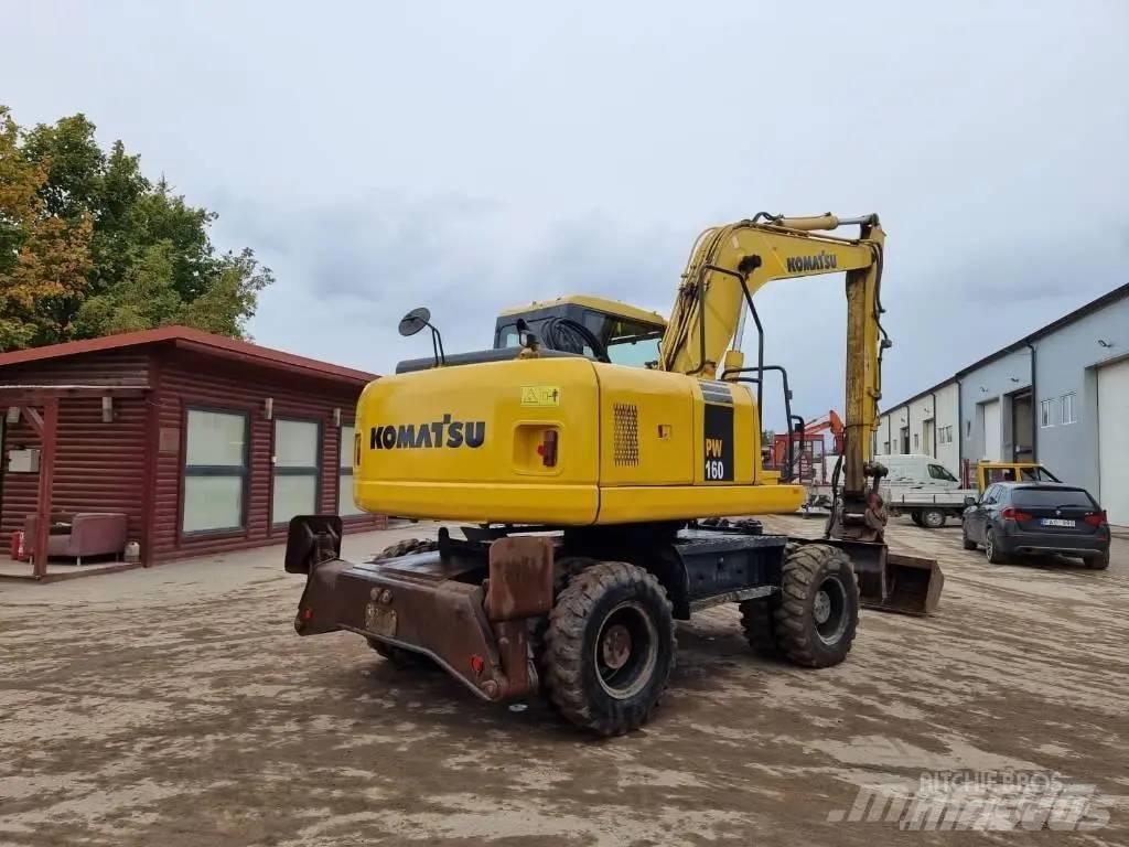 Komatsu PW 160-7 Колёсные экскаваторы