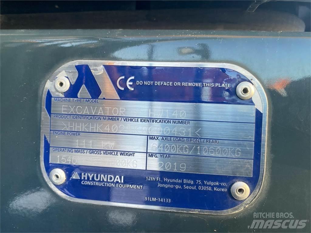 Hyundai HW140 Колёсные экскаваторы