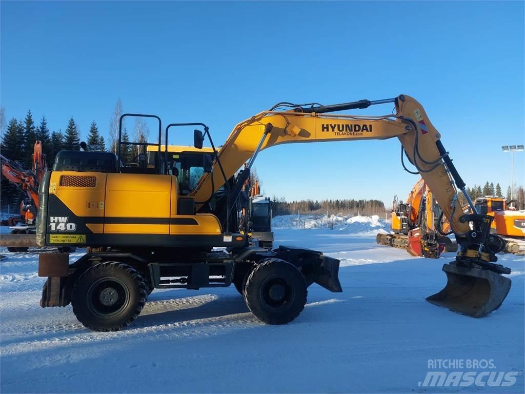 Hyundai HW140 Колёсные экскаваторы