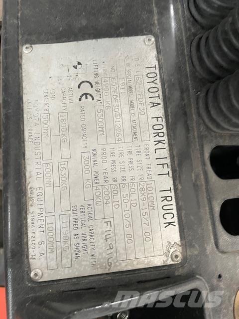 Toyota 62-7FDF30 Дизельные погрузчики