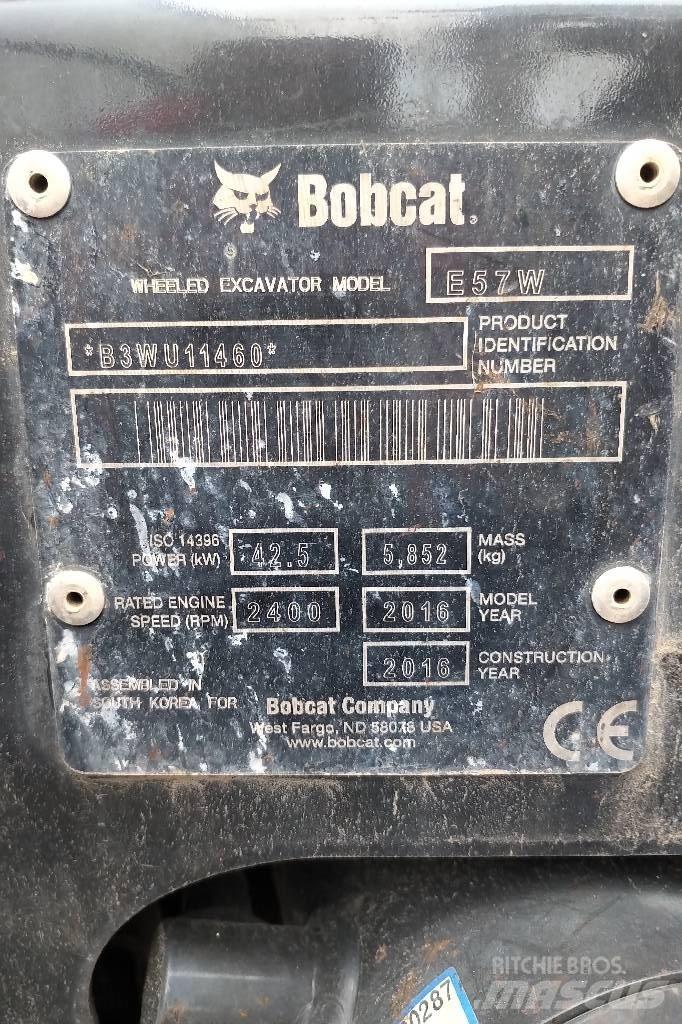 Bobcat W57 Колёсные экскаваторы