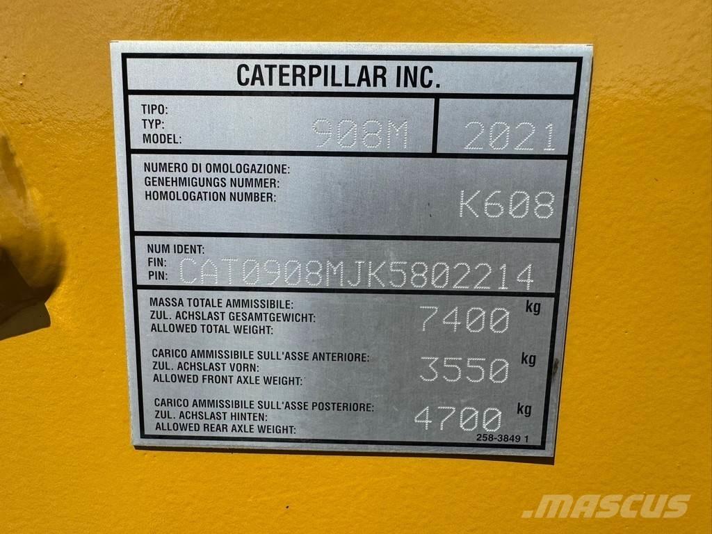 CAT 908M CE + EPA Фронтальные погрузчики