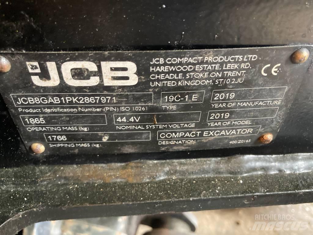 JCB 19 C-IE Мини-экскаваторы