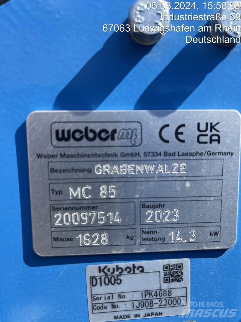 Weber MC85 Дорожные катки