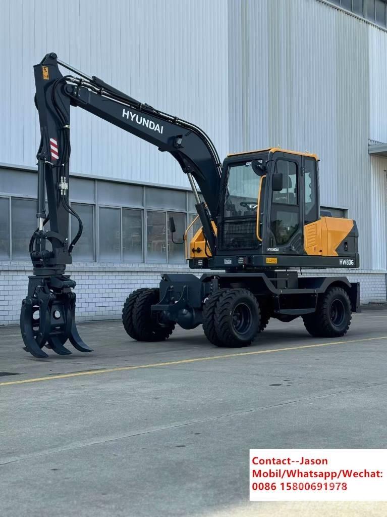 Hyundai HW80 Колёсные экскаваторы