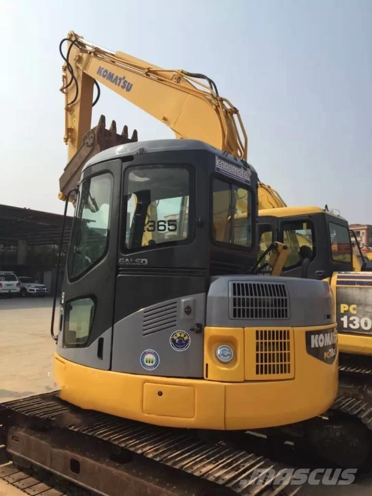 Komatsu pc78us Малые экскаваторы 7т-12т
