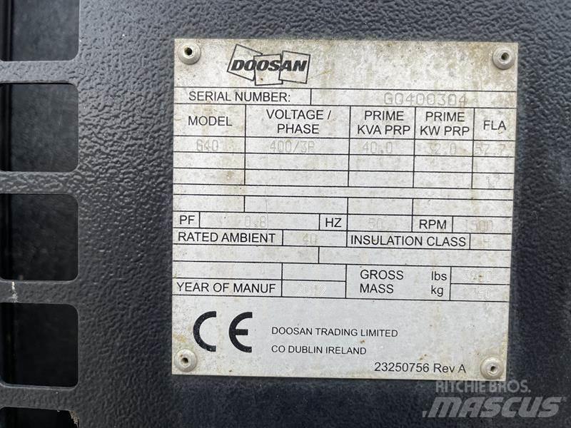 Doosan G 40 Дизельные генераторы