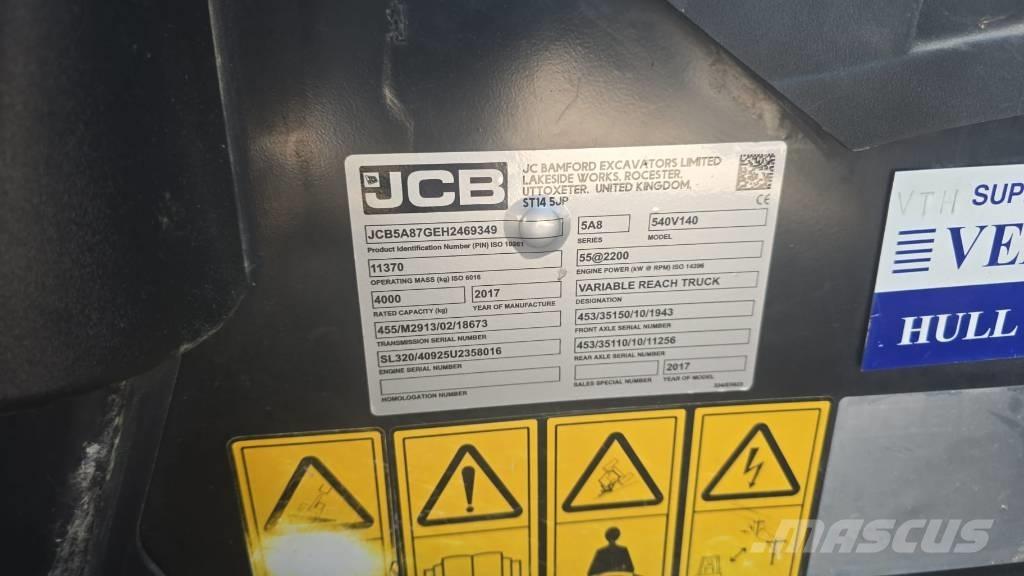 JCB 540-140 Телескопические погрузчики
