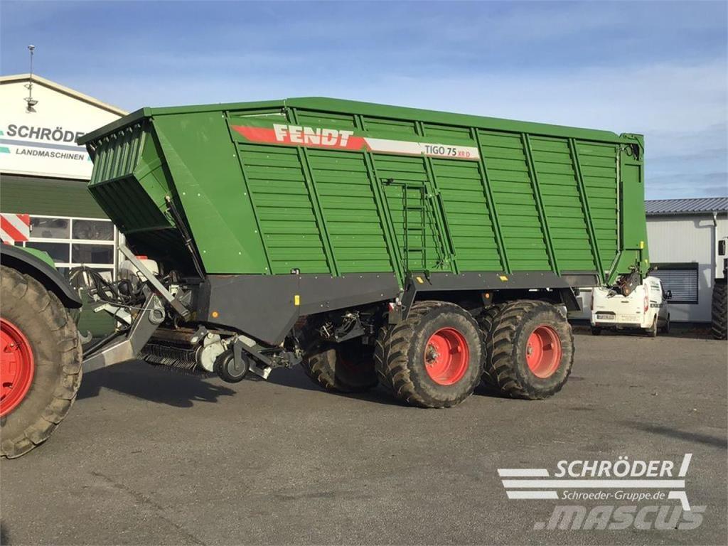 Fendt TIGO 75 XR Прицепы с самозагрузкой