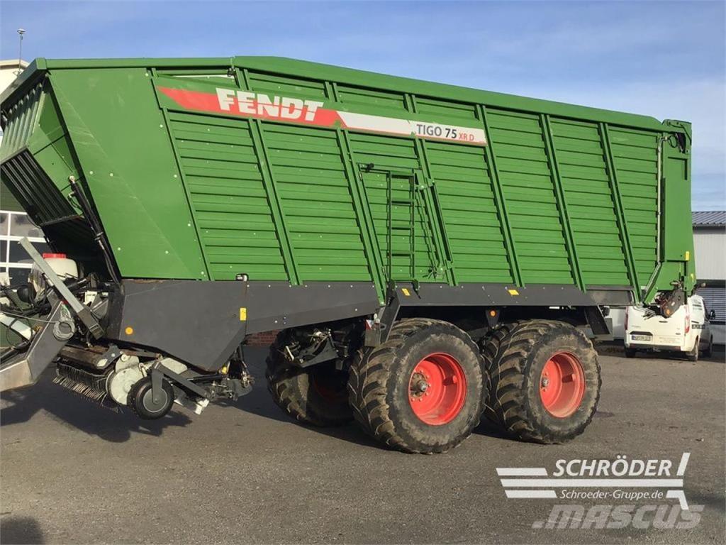 Fendt TIGO 75 XR Прицепы с самозагрузкой