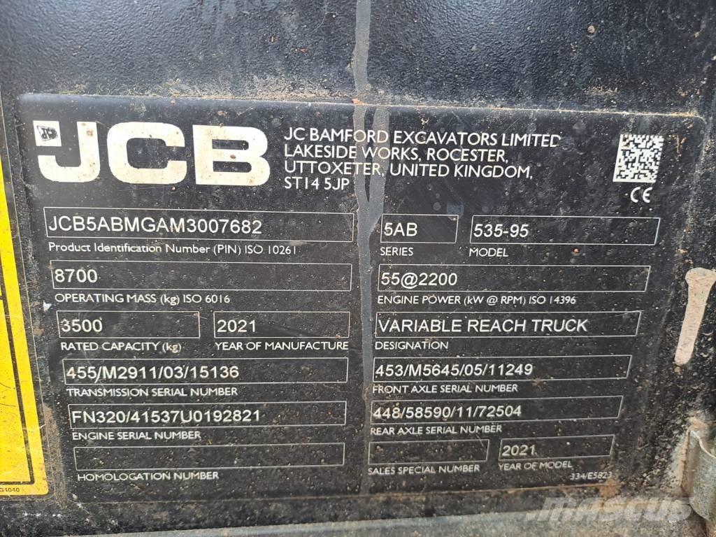 JCB 535-95 Телескопические погрузчики