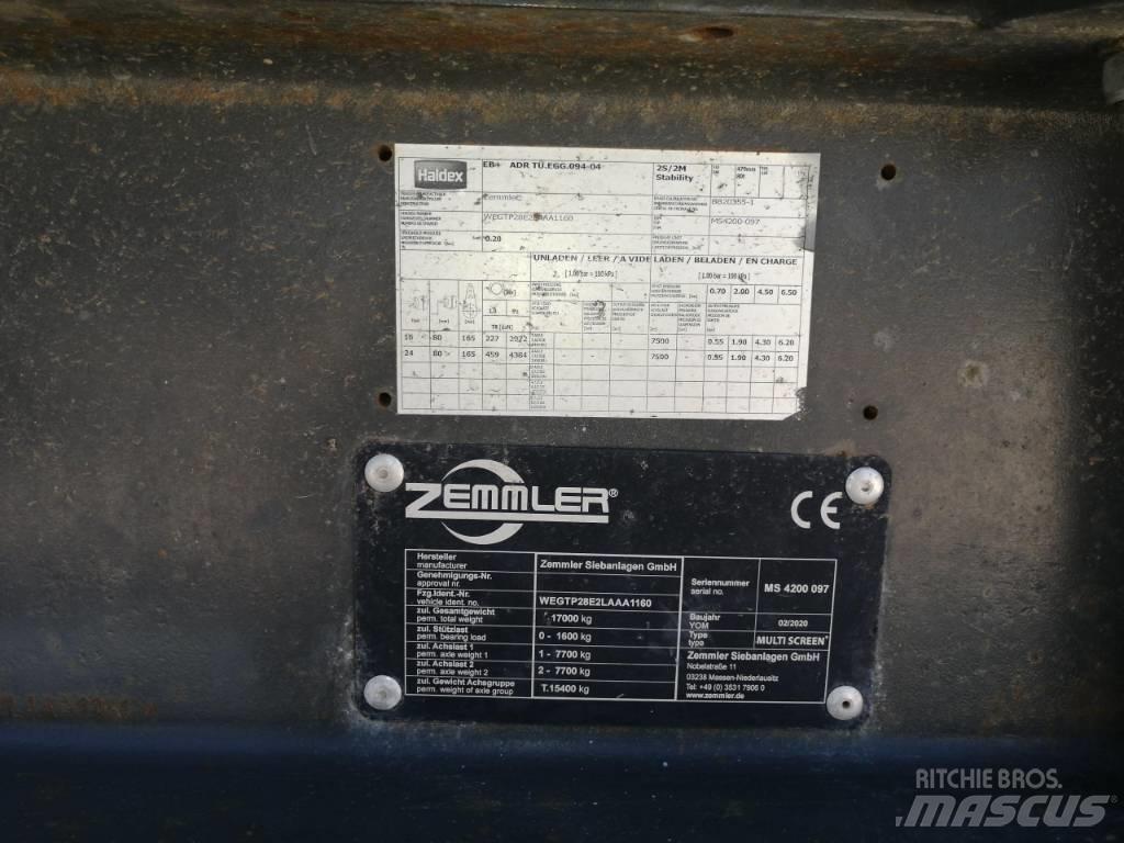 Zemmler MS 4200-097 Мобильные грохоты