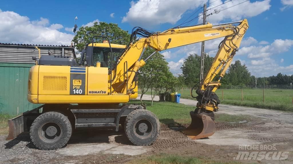 Komatsu PW 140-7 Колёсные экскаваторы