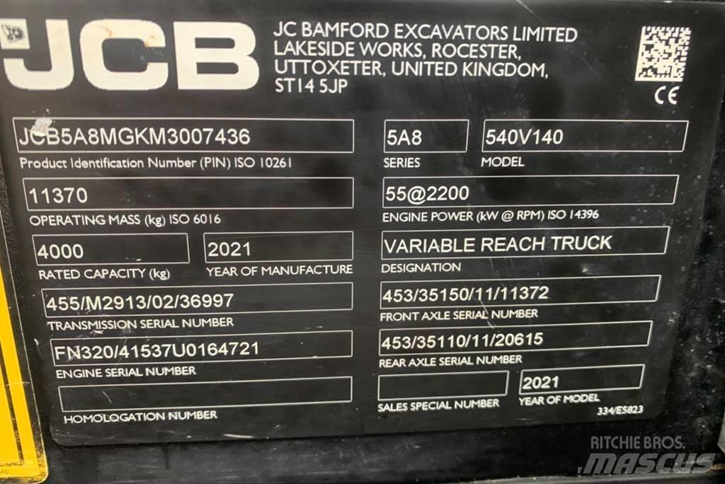 JCB 540-140 Телескопические погрузчики