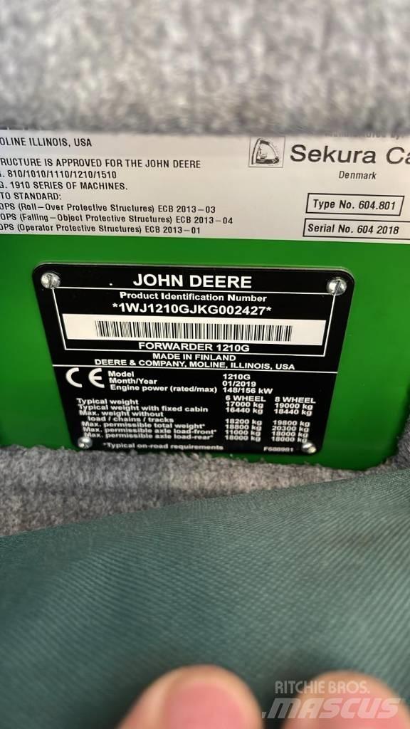 John Deere 1210G Форвардеры