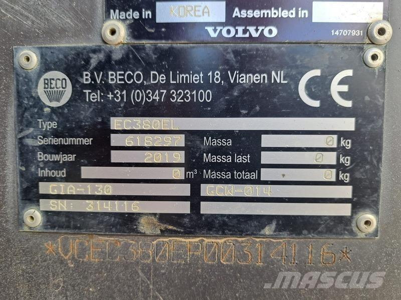 Volvo EC 380 EL Гусеничные экскаваторы