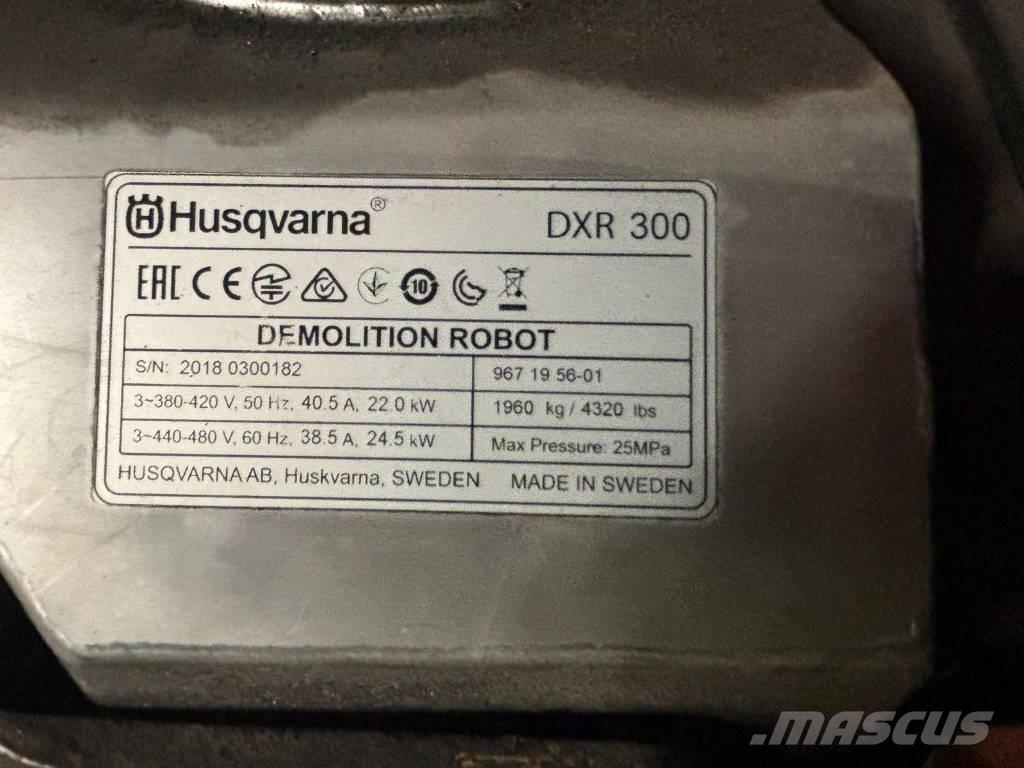 Husqvarna DXR 300 Экскаваторы для разрушения