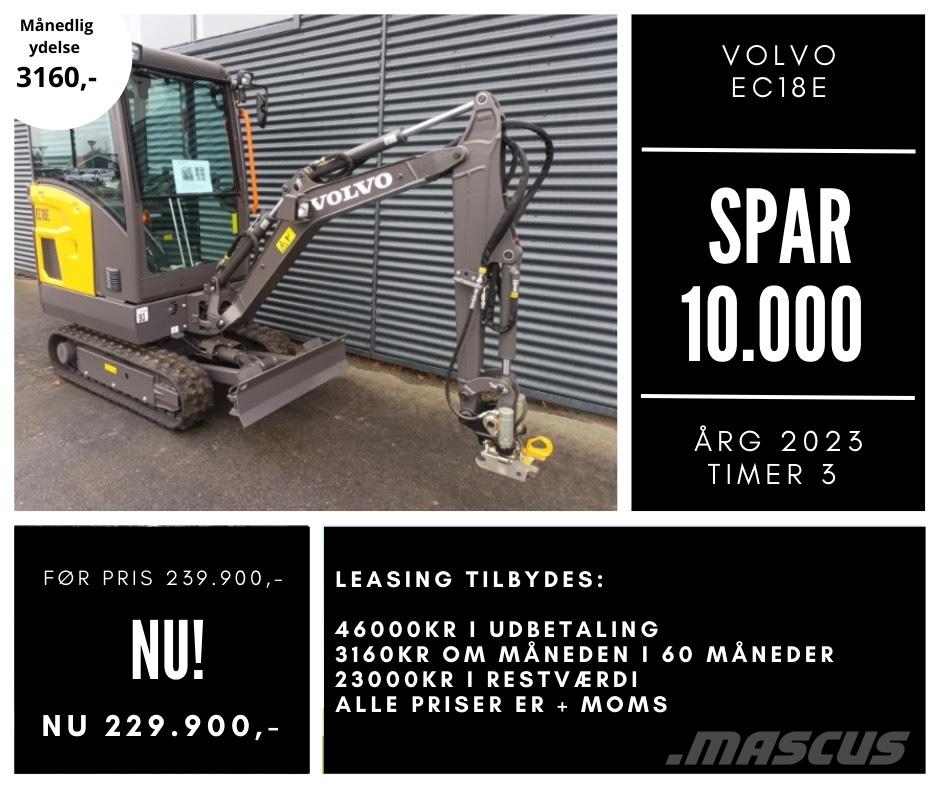 Volvo EC 18 E Мини-экскаваторы