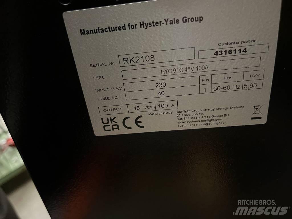 Hyster H91C Зарядные устройства