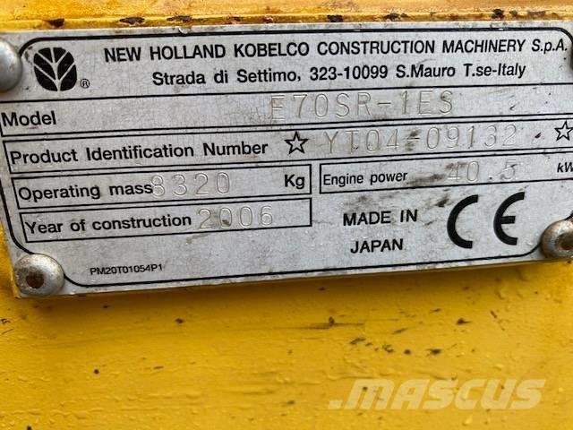 New Holland E 70 SR Малые экскаваторы 7т-12т