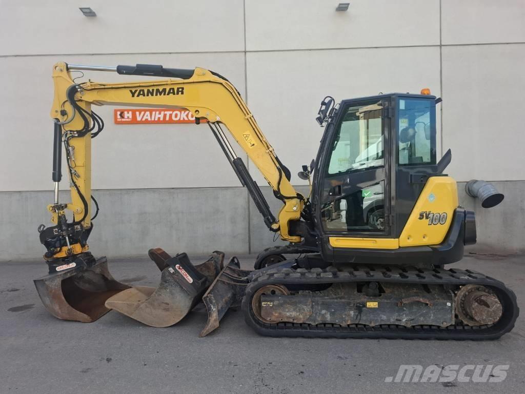 Yanmar SV 100-2A Малые экскаваторы 7т-12т