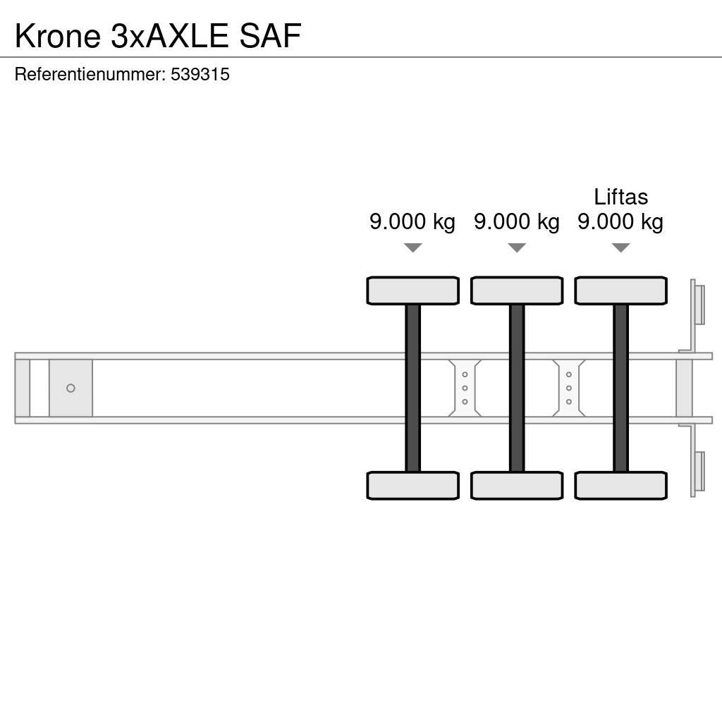 Krone 3xAXLE SAF Полуприцепы-Фургоны