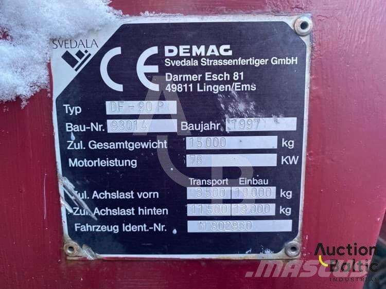 Demag DF 90 P Асфальтоукладчики