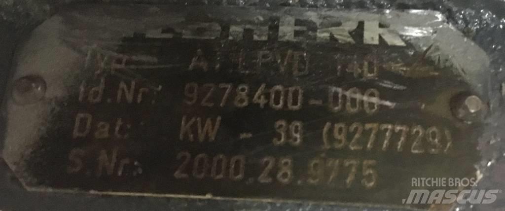 Liebherr LPVD 140 Гидравлическая система