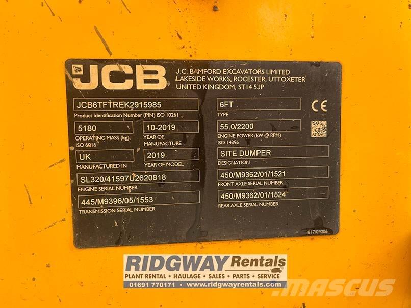 JCB 6 FT-2 Мини-самосвалы
