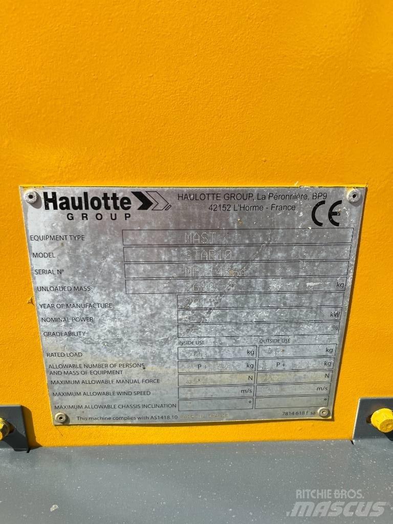 Haulotte Star-10AC Телескопические подъемники