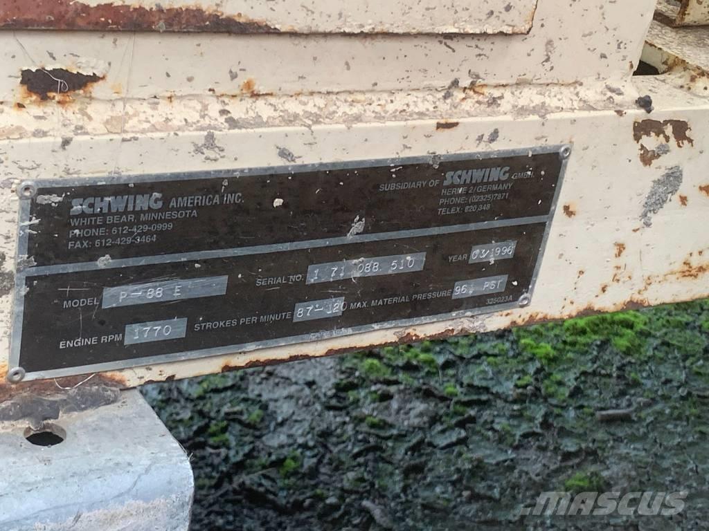 Schwing P88E Бетононасосы