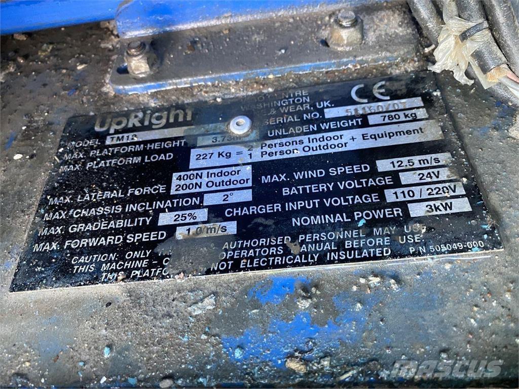 Snorkel TM12 Вертикальные мачтовые подъемники