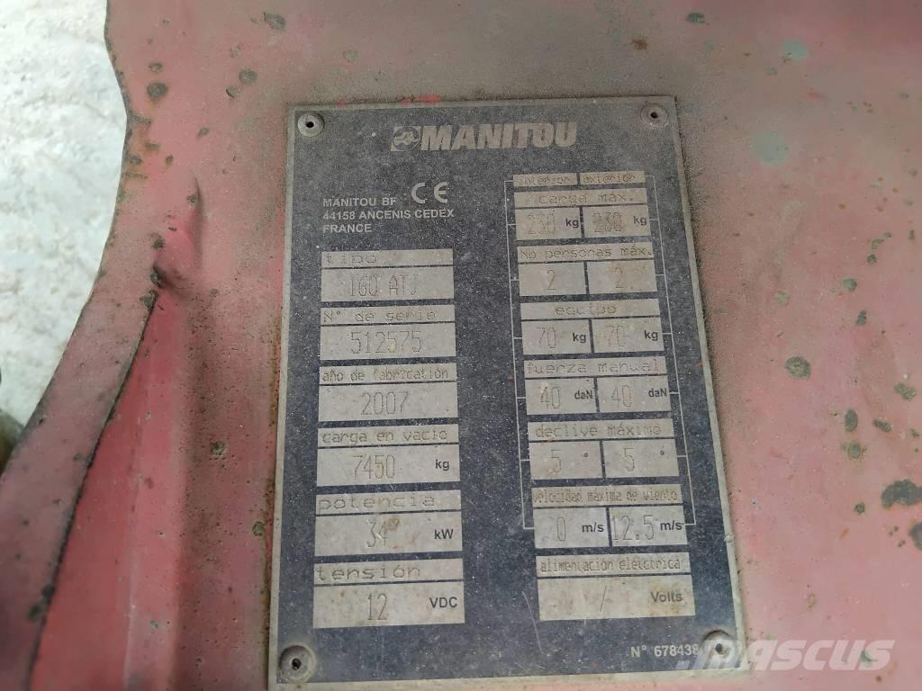 Manitou 160 ATJ Коленчатые подъемники