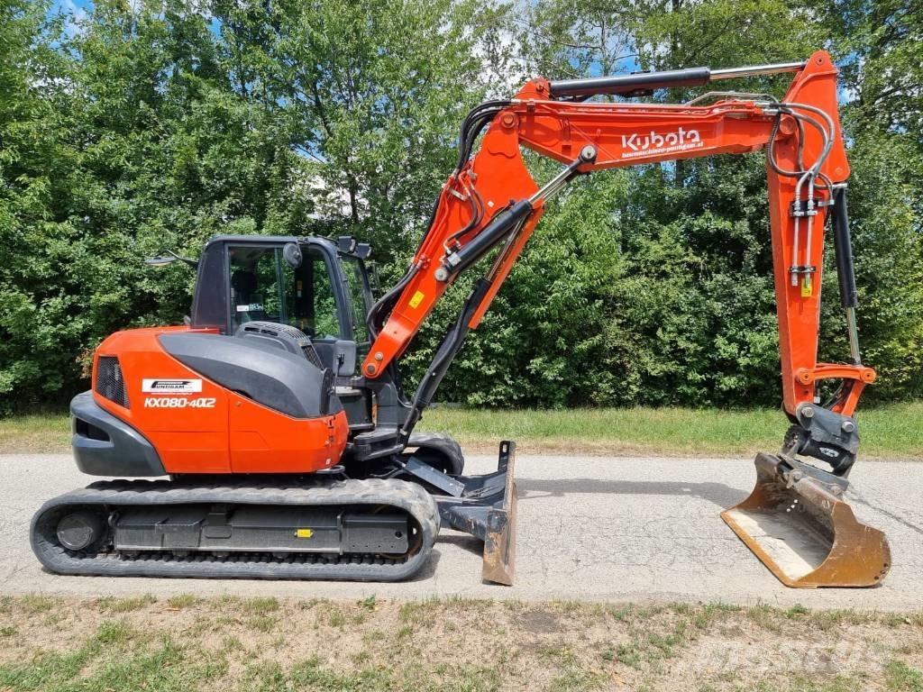 Kubota KX 080-4a2 Малые экскаваторы 7т-12т