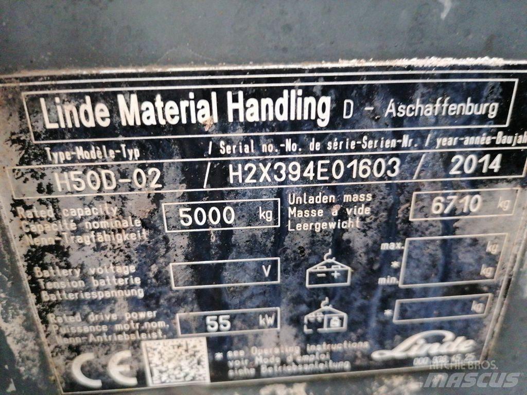 Linde H50D-02 Дизельные погрузчики