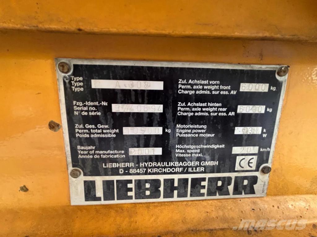 Liebherr A308 Колёсные экскаваторы