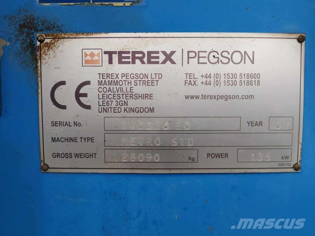 Terex Pegson Мобильные дробилки