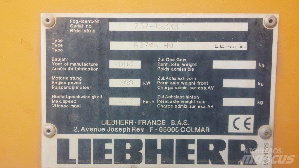 Liebherr R 974 B HD Гусеничные экскаваторы
