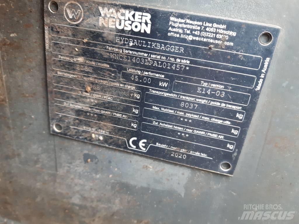 Wacker Neuson EZ80 Гусеничные экскаваторы
